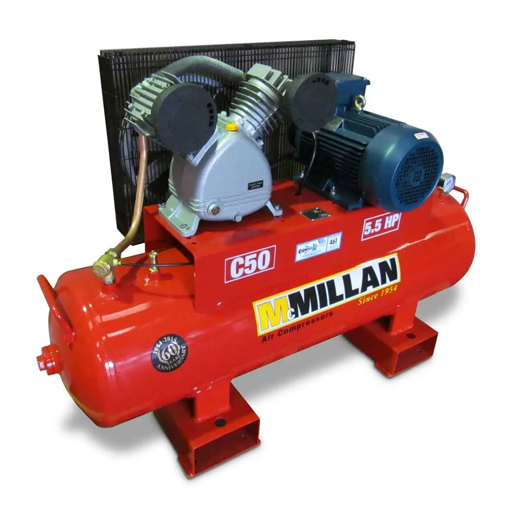 MCMILLAN 5.5HP 3 Phase Air Compressor C50