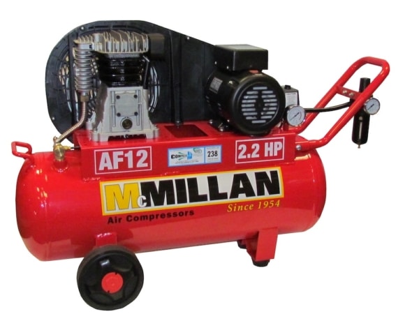 MCMILLAN Portable 2.2HP Single Phase Electric Air Compressor AF12