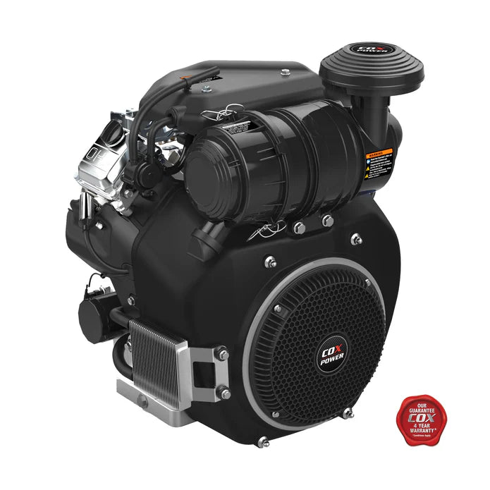 COX Power 35hp Estart V-twin Horizontal Shaft Engine CPH1000-1